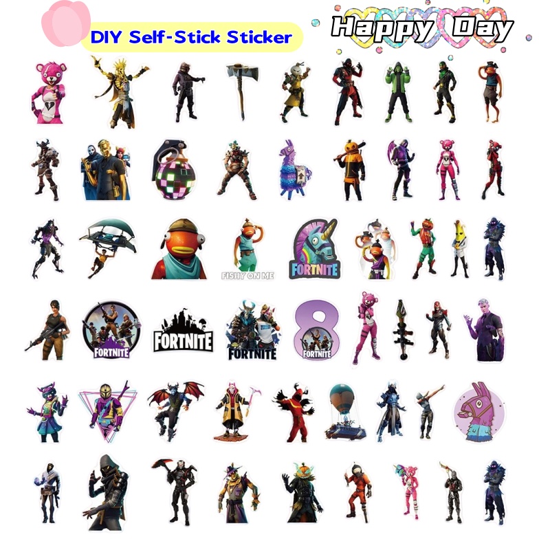 Scooter Parts - Fortnite Creative Personality Graffiti Sticker Animation