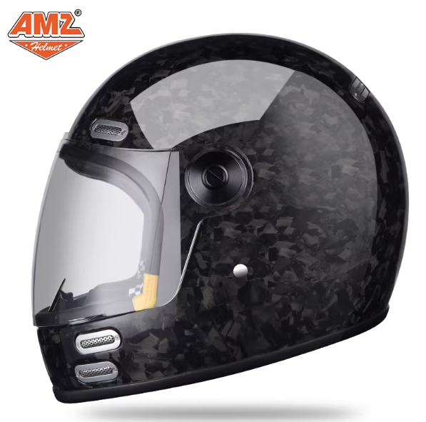 Carbon Fiber Lightweight Motorcycle Helmet - High strength and lightweight carbon fiber