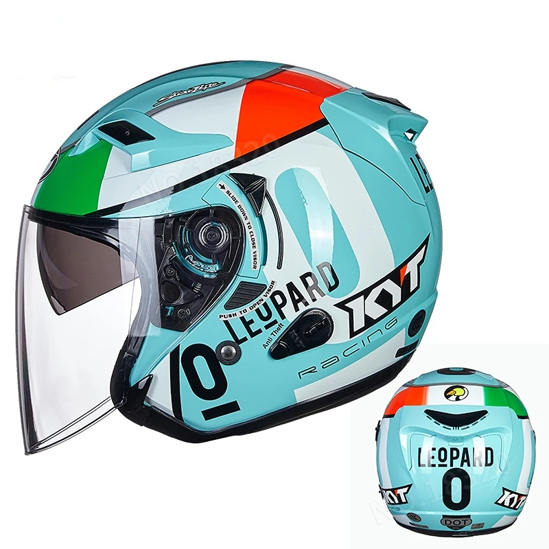Vintage Open Face Retro Helmet - KYT Motorcycle Helmet Jet Vintage Helmet