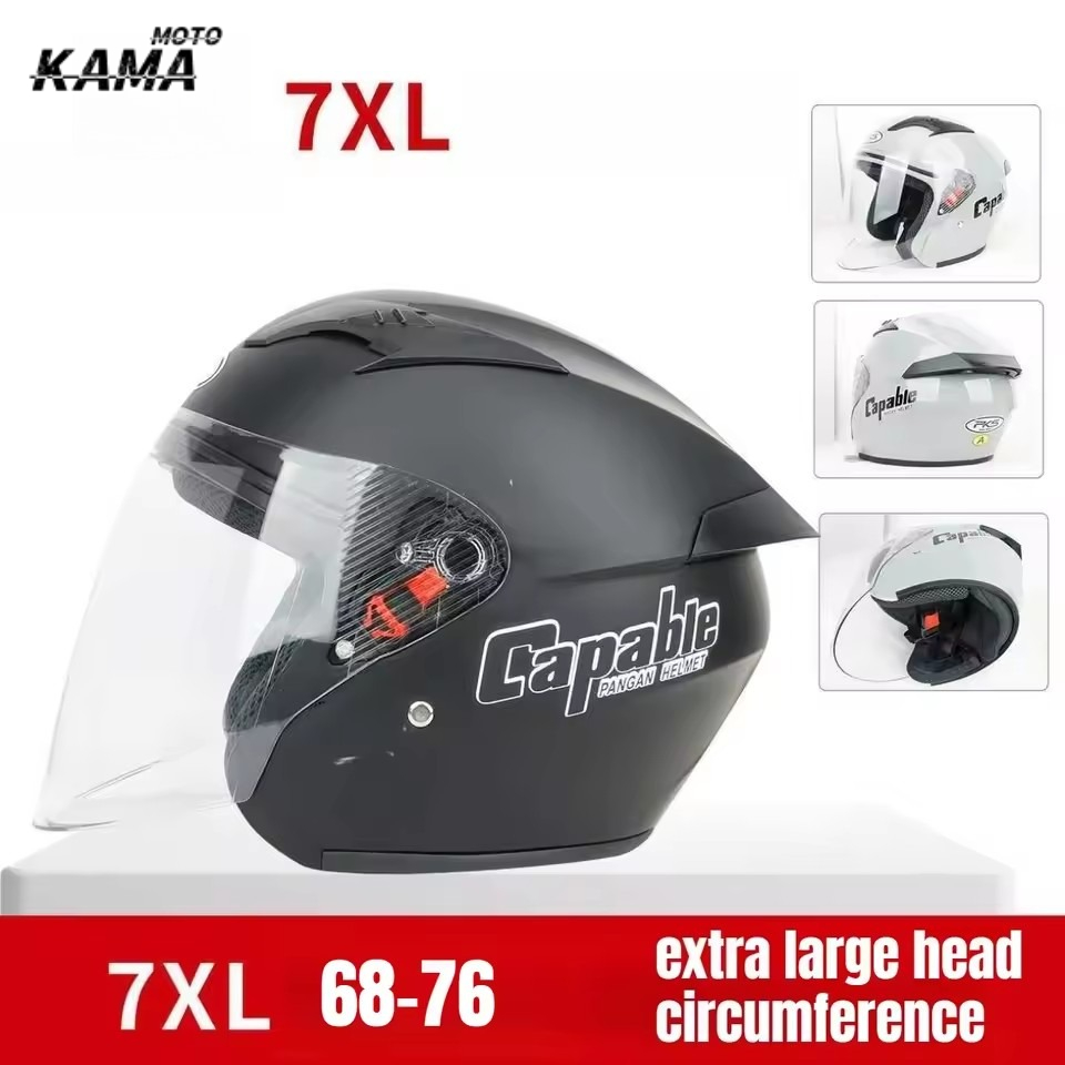 Dual Visor Motorcycle Racing Helmet - Large Motorcycle Helmet Men's Extra Large