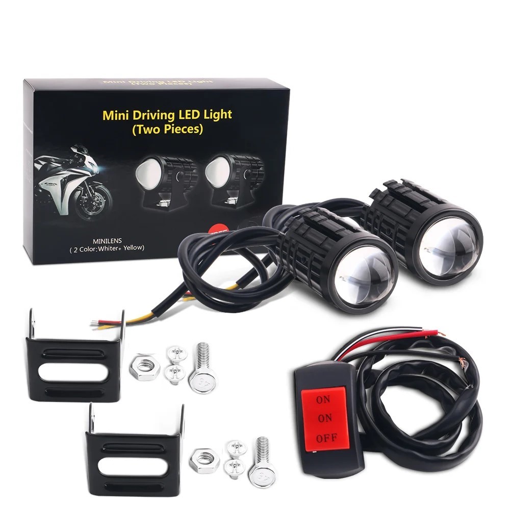Universal Motorcycle Led Headlight Projector - Universal Motorcycle LED Headlight Projector Lens