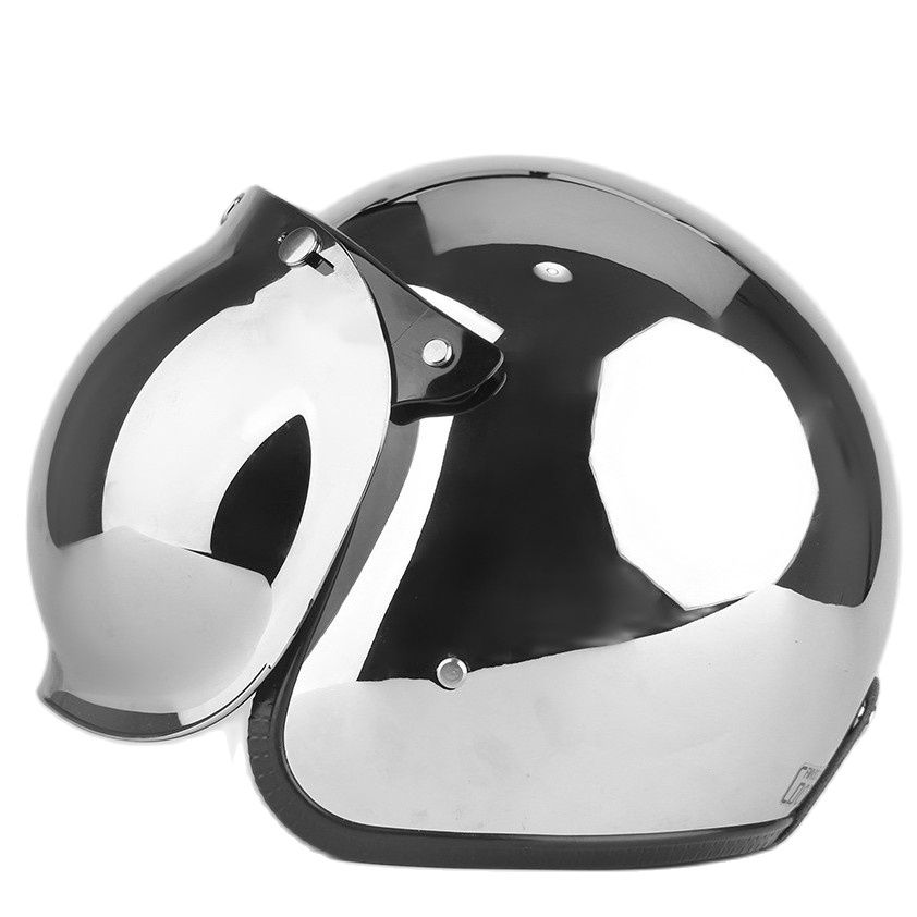 Vintage Open Face Retro Helmet - Open Face Motorcycle Helmet Vintage Kask