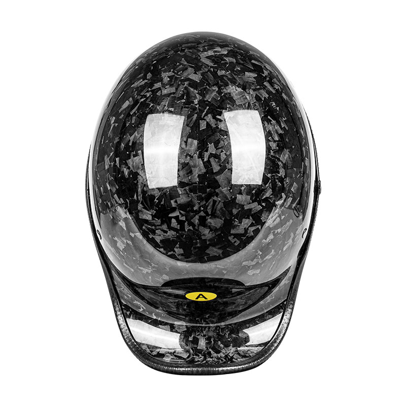 Carbon Fiber Lightweight Motorcycle Helmet - Premium Carbon Fiber Open Face Half