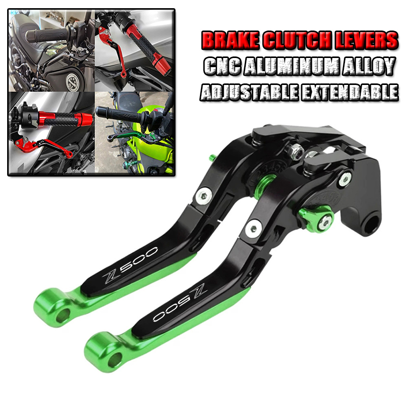 Cnc Aluminum Adjustable Brake Clutch Levers - For KAWASAKI Z500 Z 500 2025-2026