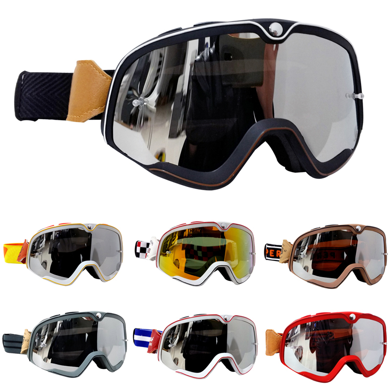 Off Road Motocross Helmet Goggles Set - Retro Motocross Goggles MX Off Road