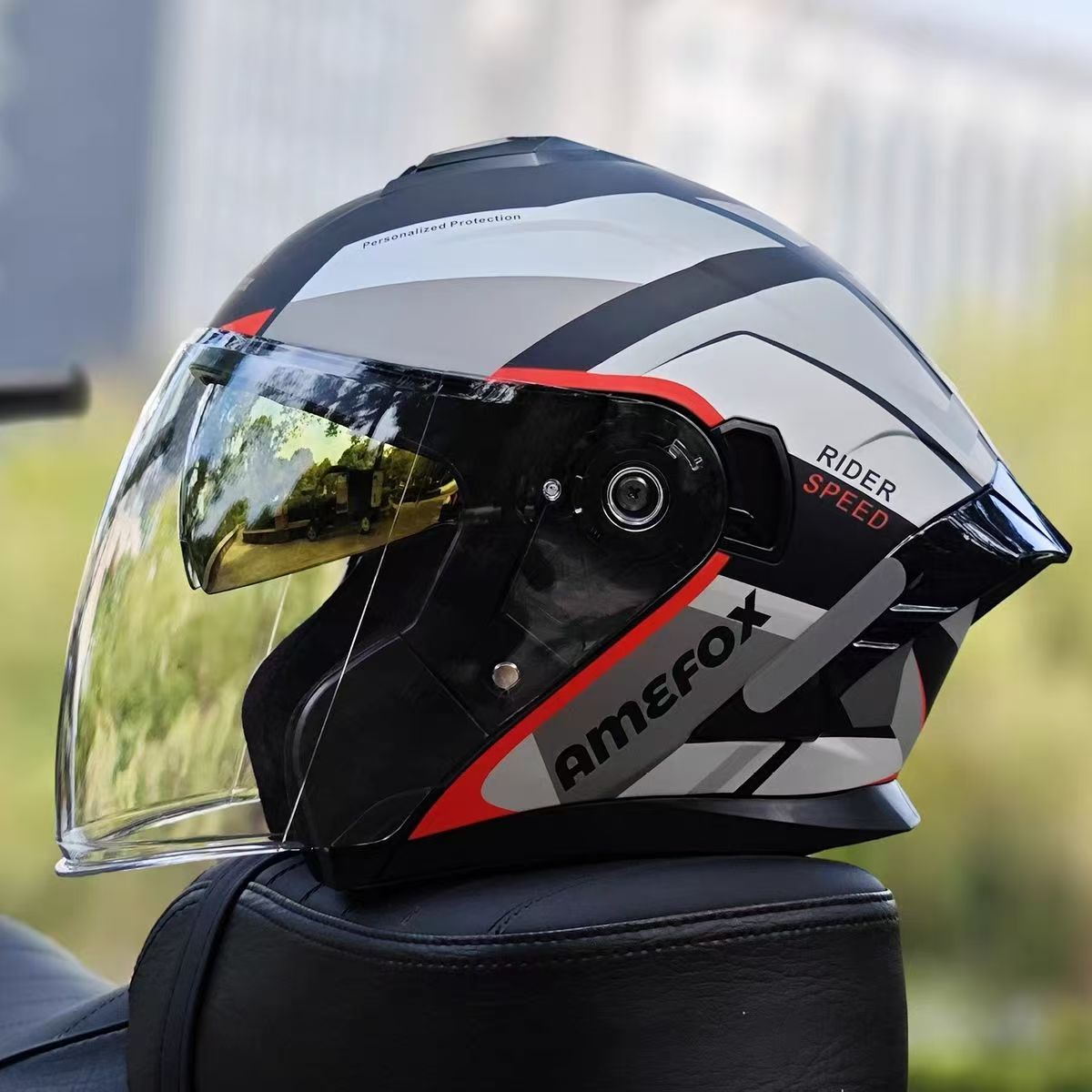 Motorcycle Helmet Inner Sun Visor Lens - Double Visor Open Face Helmet 3/4