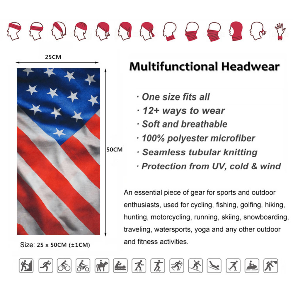 USA Flag Pattern Sun Protectiv - Riding Gear review and price