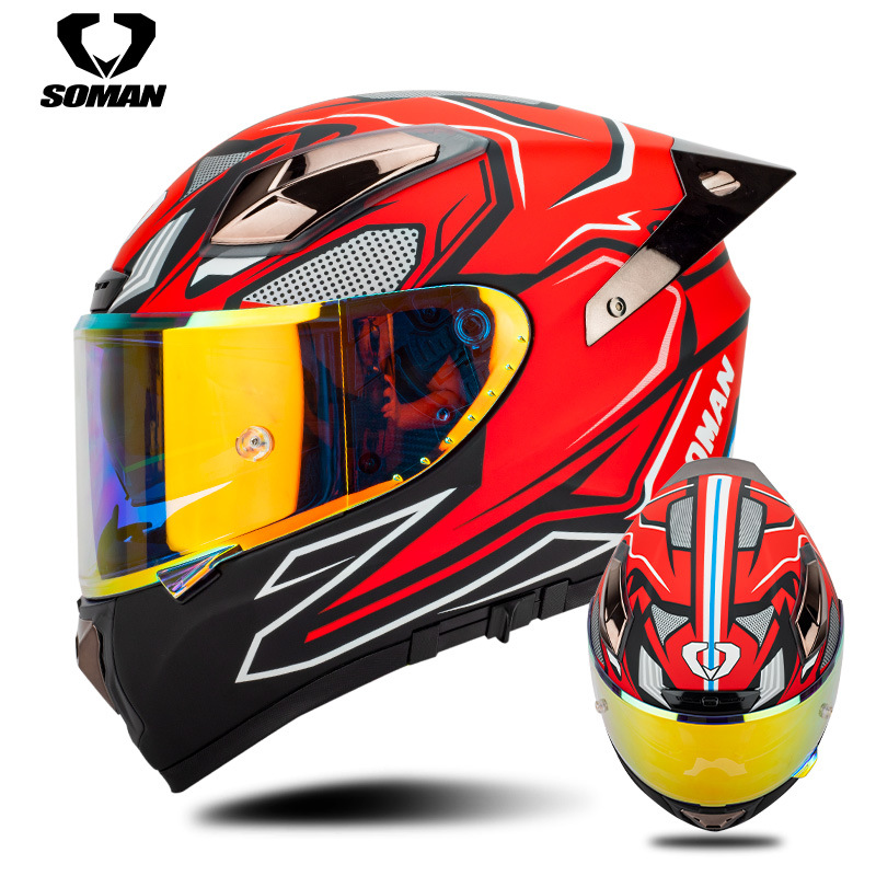 Soman Motorcycle Helmet Carbon - Carbon Fiber Lightweight Motorcycle Helmet review and price