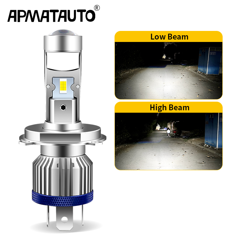 H4 HS1 LED Motorcycle Headligh - Universal Motorcycle Led Headlight Projector review and price