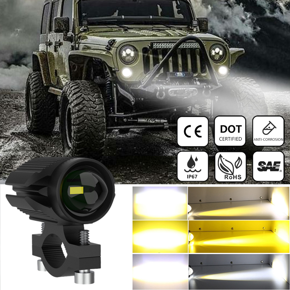 Additional Led Headlights For  - Universal Motorcycle Led Headlight Projector review and price