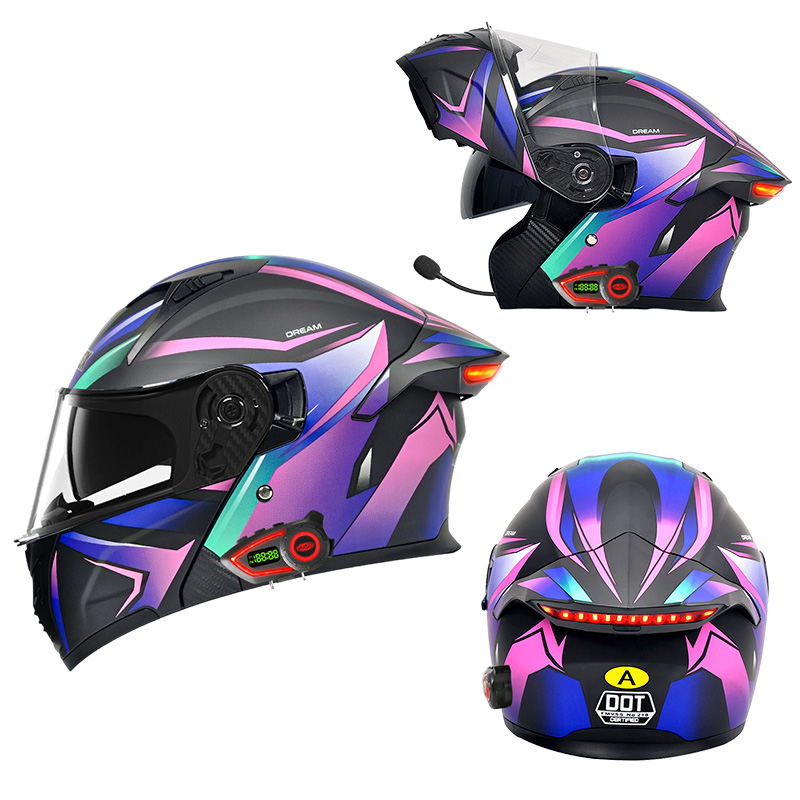 DOT Motorcycle Helmets Double  - Modular Flip Up Motorcycle Helmet Dot Approved review and price