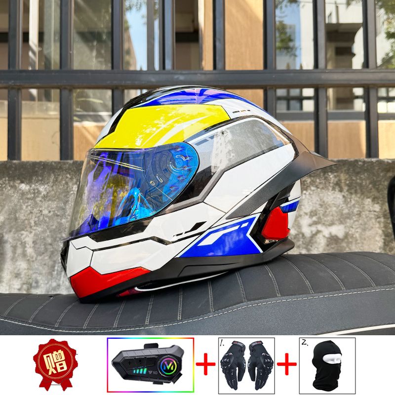 ORZ Motorcycle Bluetooth Helme - Full Face Motorcycle Helmet With Bluetooth review and price