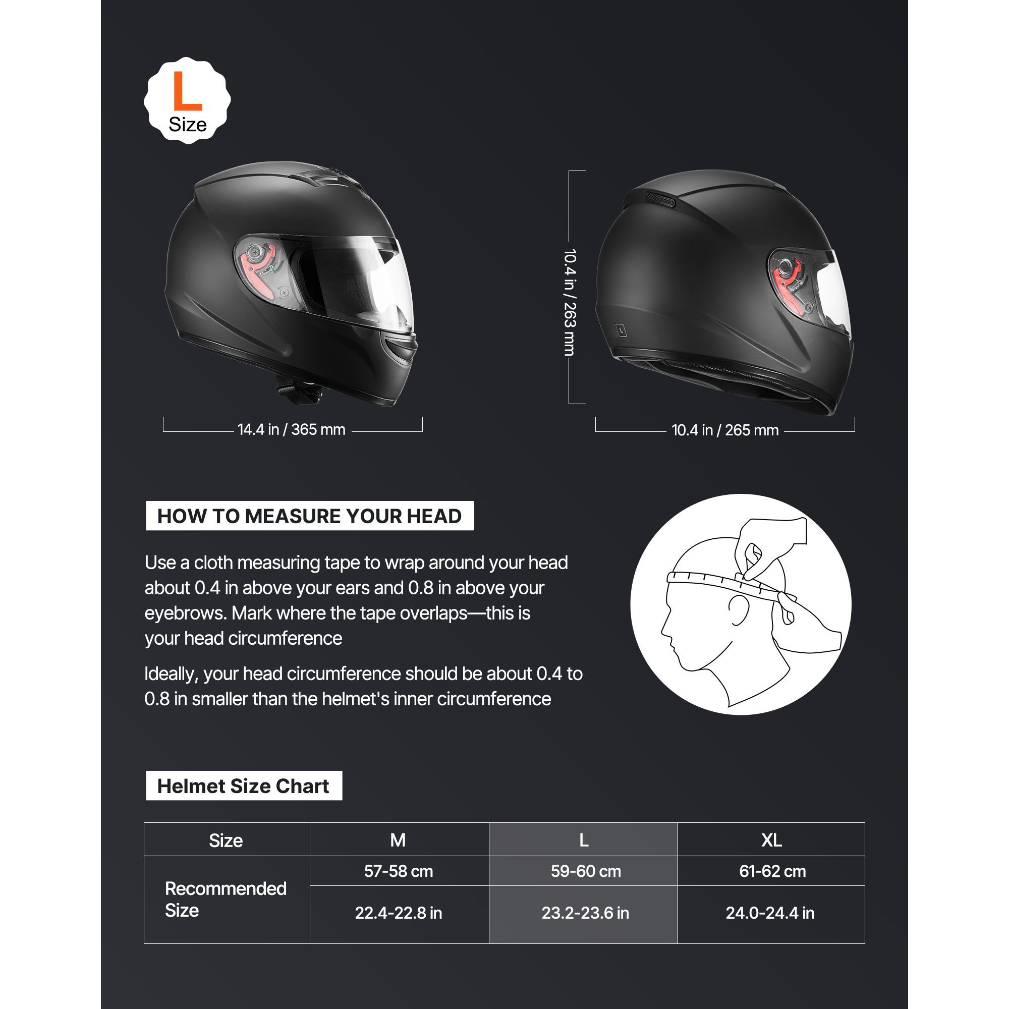 Motorcycle Helmet, Full Face,  - Dual Visor Motorcycle Racing Helmet review and price