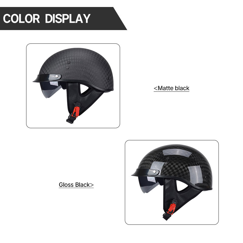 Light Weight 12K Gloss Black C - Carbon Fiber Lightweight Motorcycle Helmet review and price