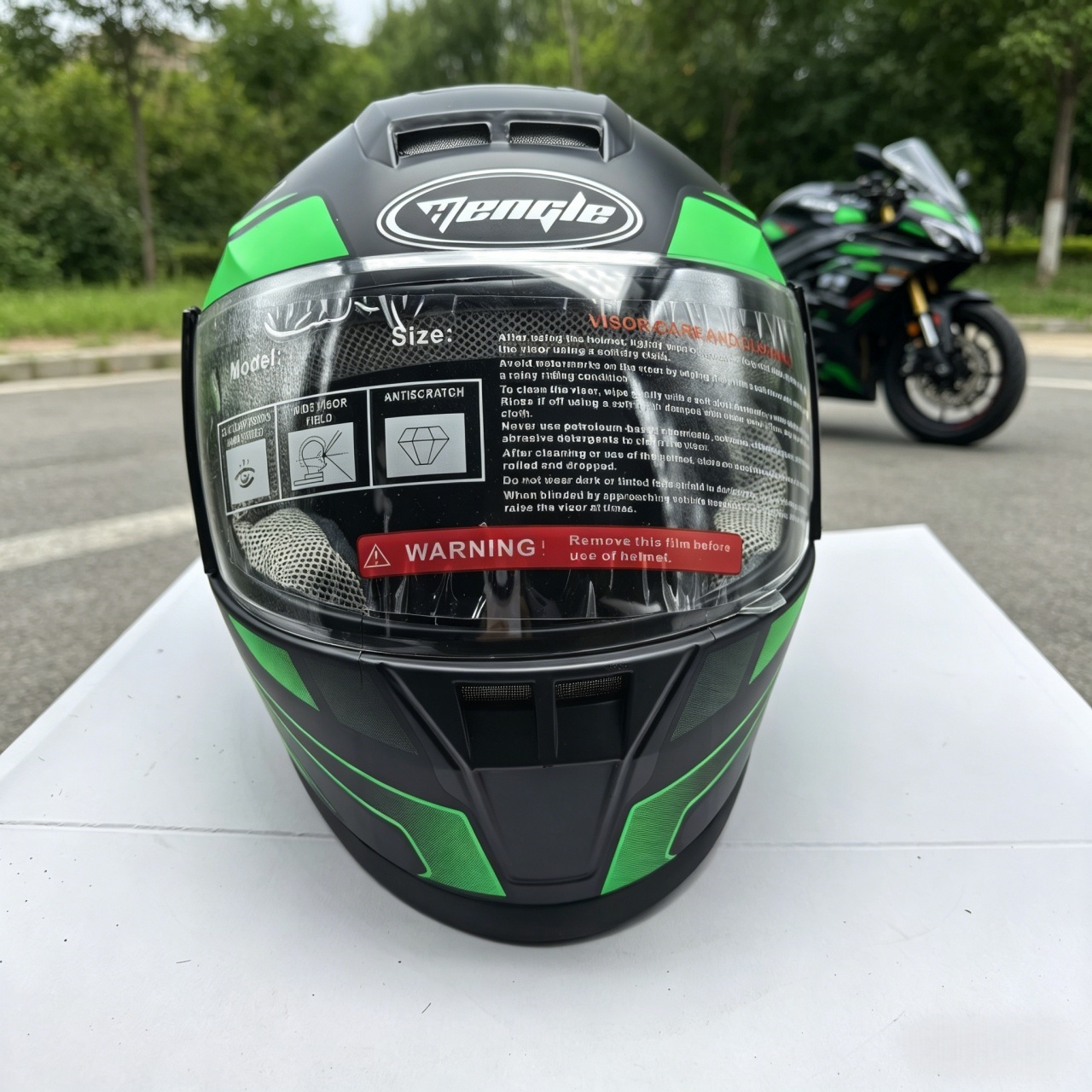 Men's Full Face Motorcycle Hel - Dual Visor Motorcycle Racing Helmet review and price