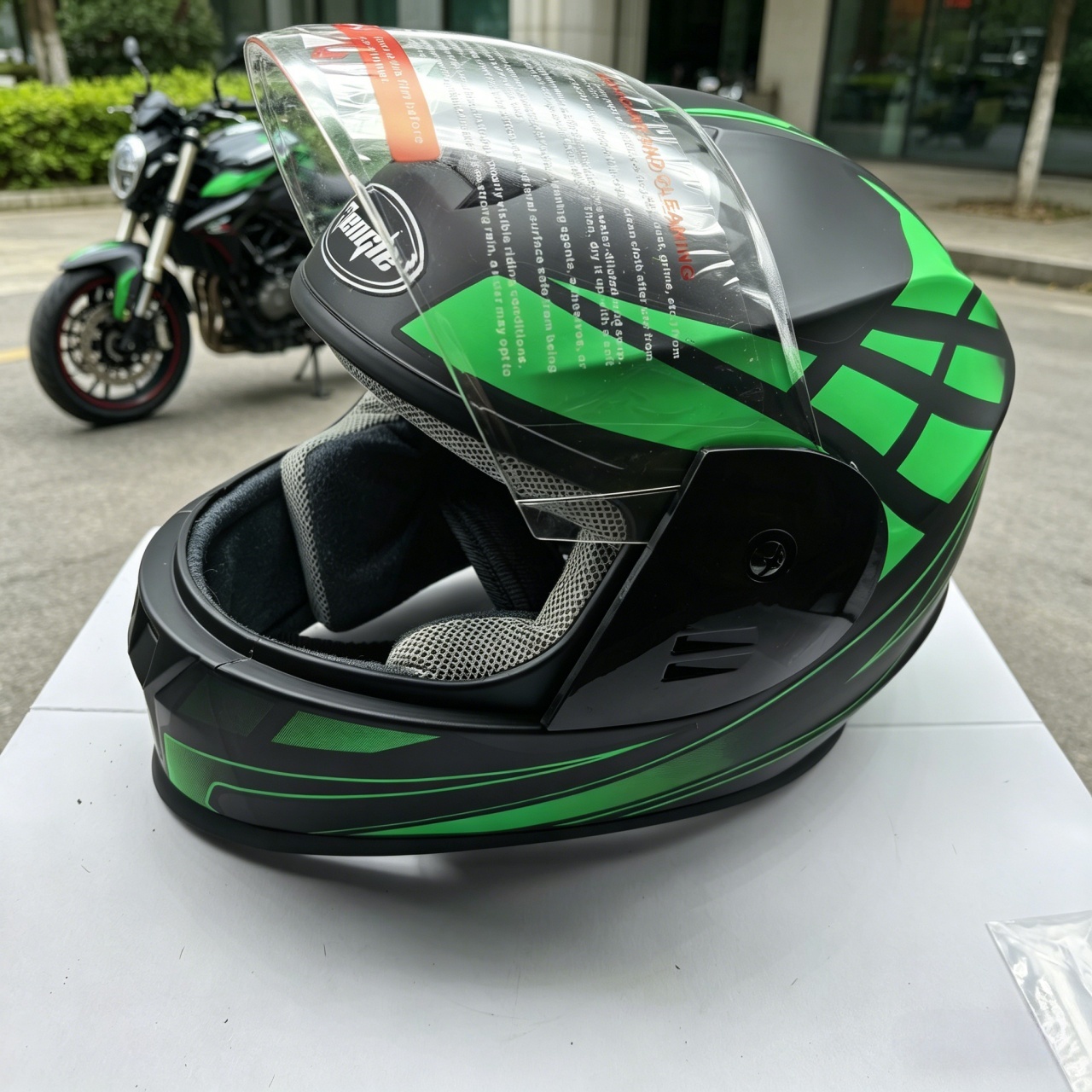 Men's Full Face Motorcycle Hel - Dual Visor Motorcycle Racing Helmet review and price
