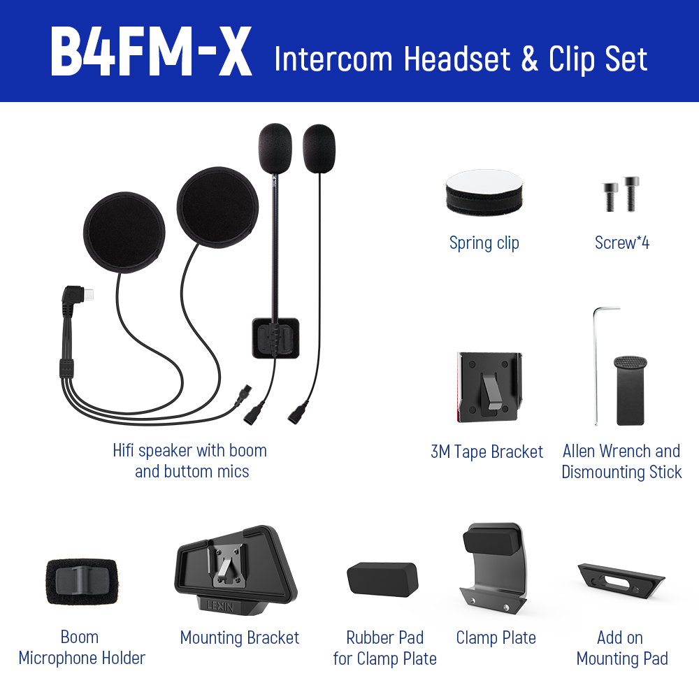 LEXIN LX-B4FM-X Intercom Heads - Full Face Motorcycle Helmet With Bluetooth review and price