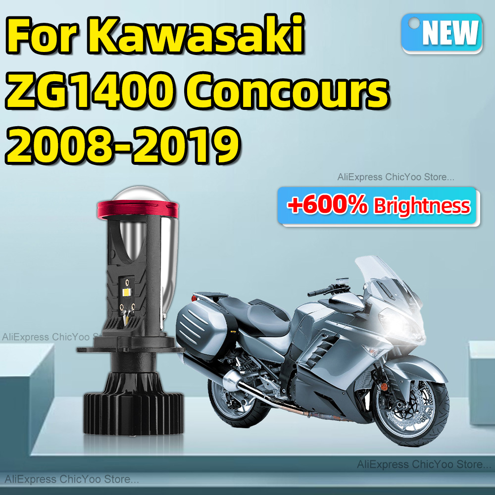 For Kawasaki ZG1400 Concours 2 - Universal Motorcycle Led Headlight Projector review and price