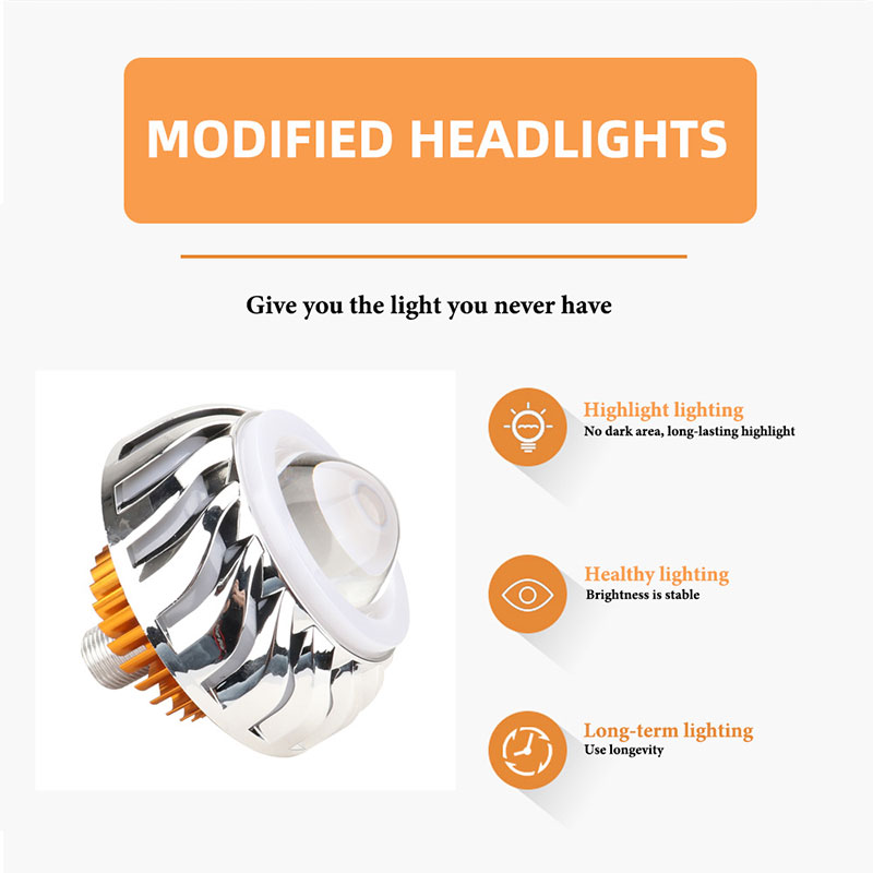 1pc Motorcycle Headlight Dual  - Universal Motorcycle Led Headlight Projector review and price