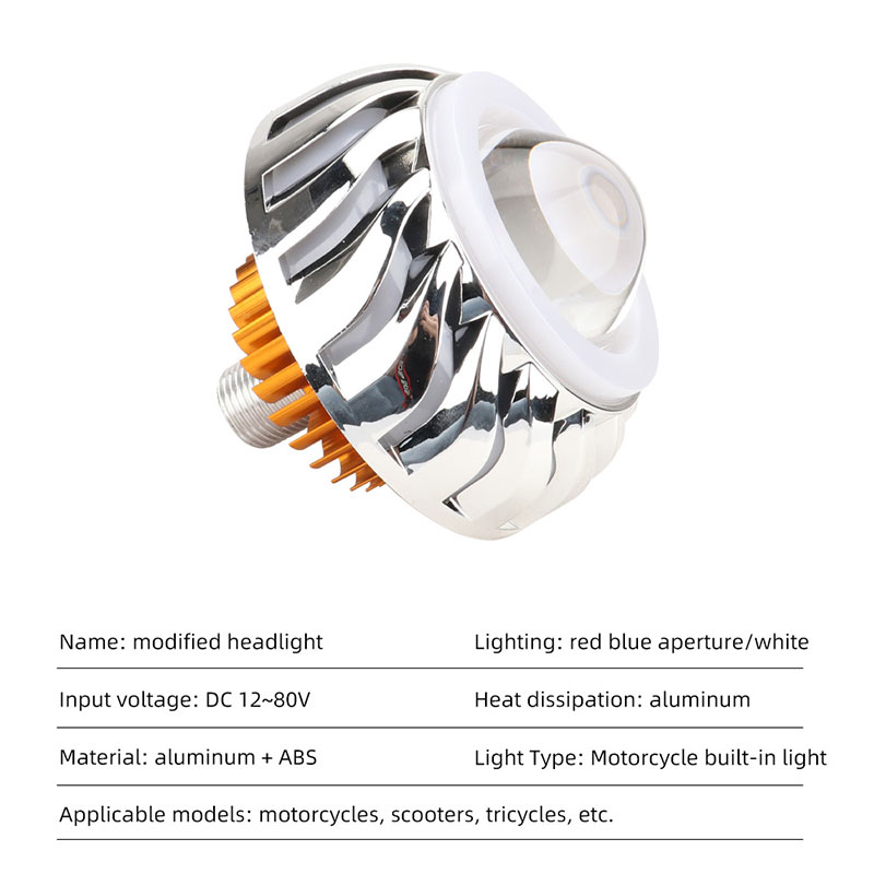 1pc Motorcycle Headlight Dual  - Universal Motorcycle Led Headlight Projector review and price