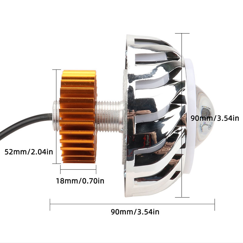 1pc Motorcycle Headlight Dual  - Universal Motorcycle Led Headlight Projector review and price