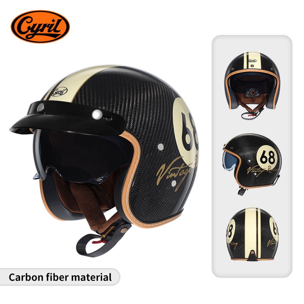Lightweight Carbon Fiber Open  - Carbon Fiber Lightweight Motorcycle Helmet review and price