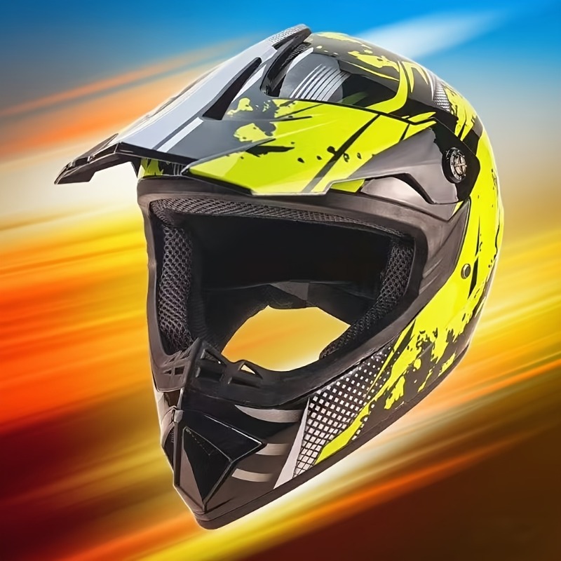 Dirt Bike Motocross Helmet Set - Off Road Motocross Helmet Goggles Set review and price