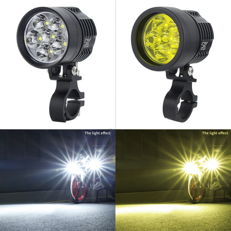 2PCS Universal L6X Headlight L - Universal Motorcycle Led Headlight Projector review and price