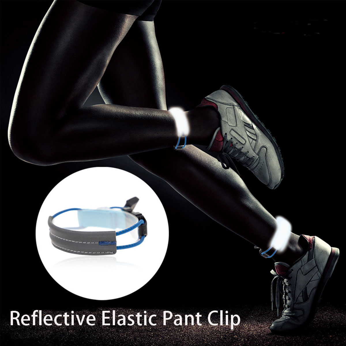 Elastic Reflective Cycling Leg - Riding Gear review and price