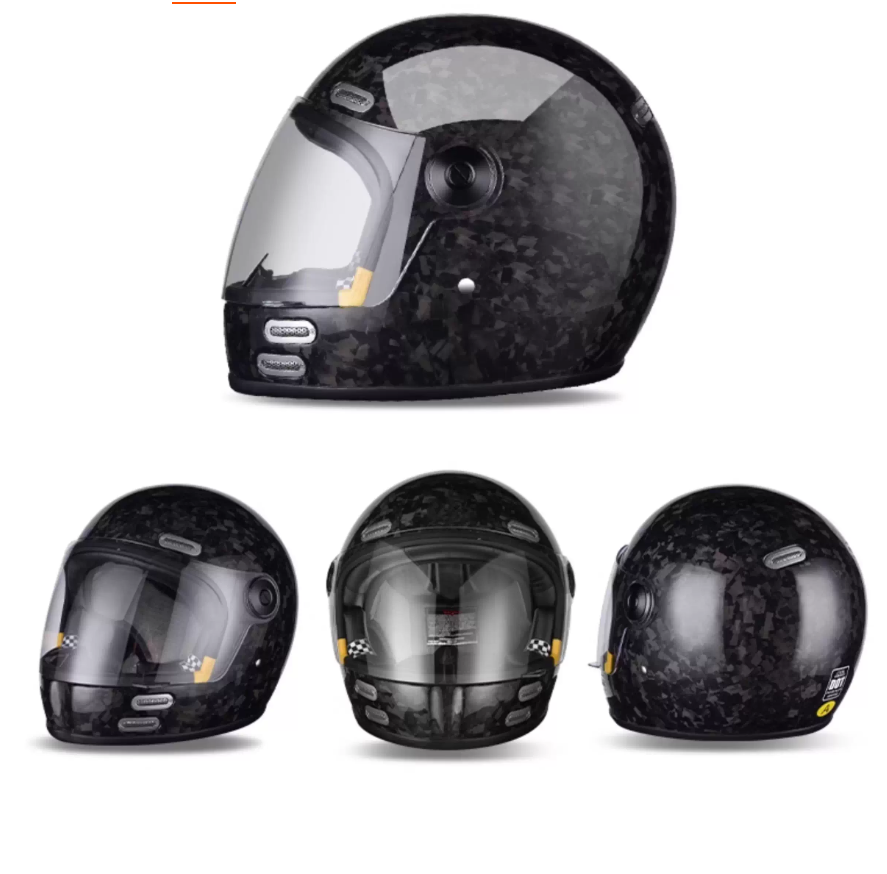 High strength and lightweight  - Carbon Fiber Lightweight Motorcycle Helmet review and price