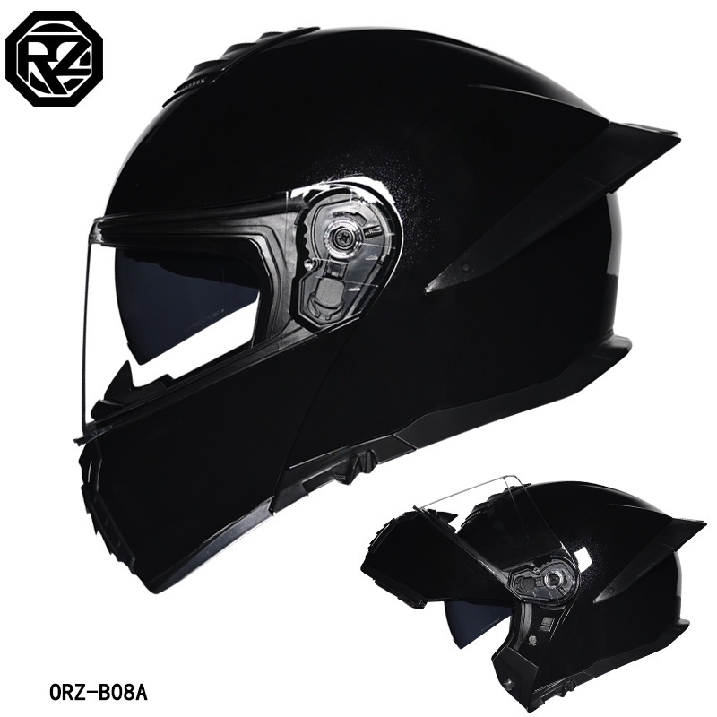 ORZ Motorcycle Helmet Dual Vis - Modular Flip Up Motorcycle Helmet Dot Approved review and price