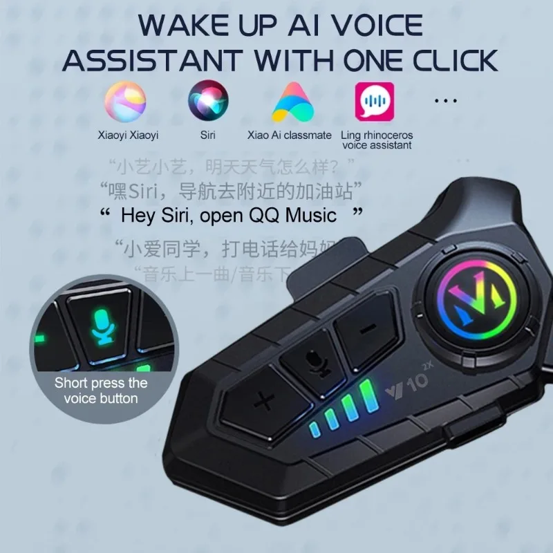 Y10 2X Bluetooth Motorcycle He - Universal Motorcycle Helmet Intercom Headset review and price