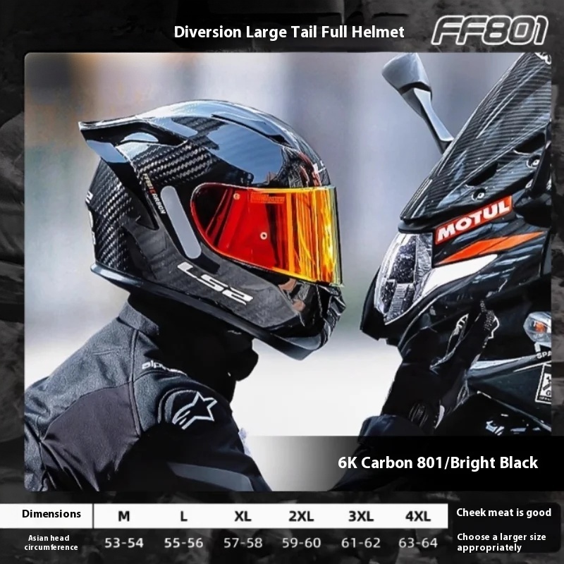 LS2  Carbon Fiber Full‑Face Mo - Carbon Fiber Lightweight Motorcycle Helmet review and price