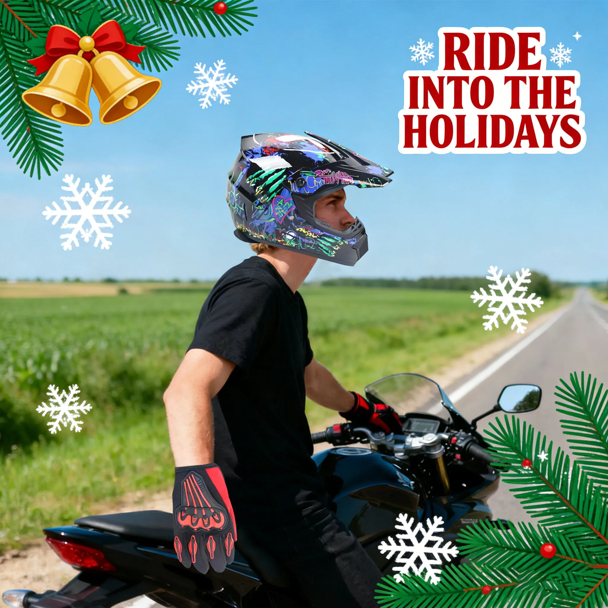 Motocross Helmet Kit, Motorcyc - Off Road Motocross Helmet Goggles Set review and price