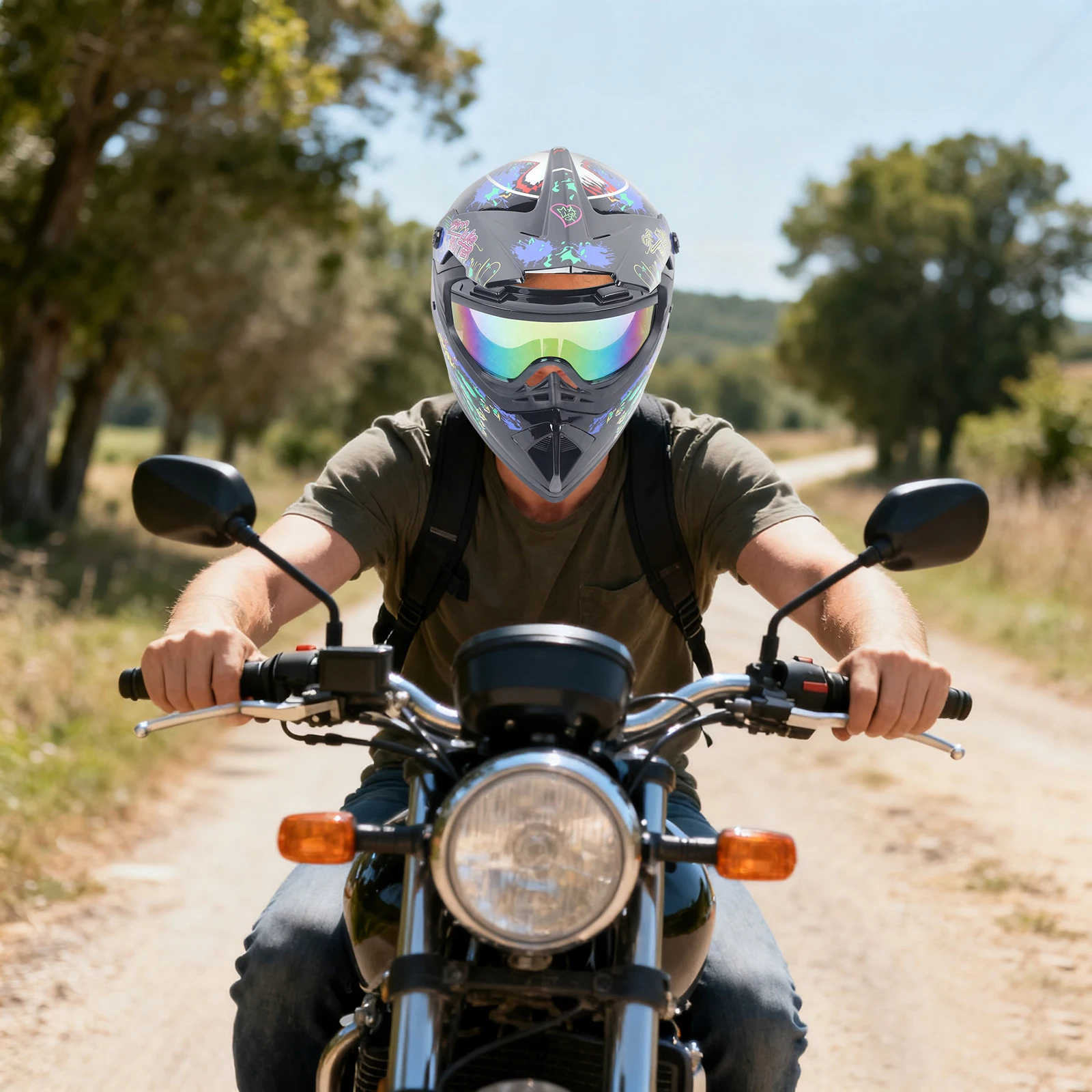 Motocross Helmet Kit, Motorcyc - Off Road Motocross Helmet Goggles Set review and price