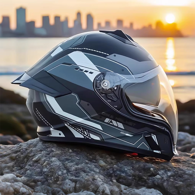 Adult Full Face Motorcycle Hel - Quick Release Buckle Motorcycle Helmet review and price