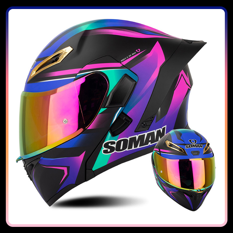 Men Women Motorcycle Helmets F - Modular Flip Up Motorcycle Helmet Dot Approved review and price