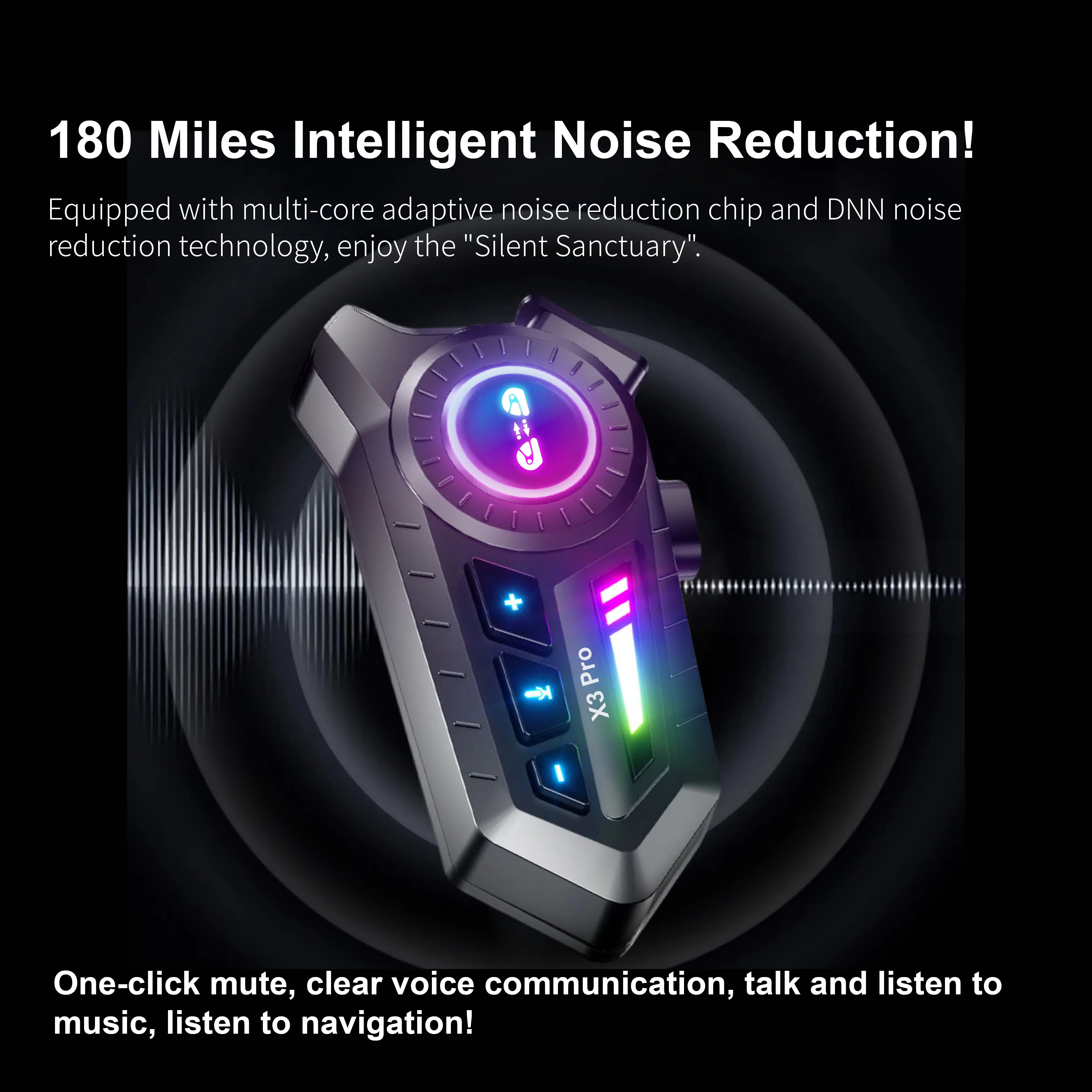 1/2Pcs X3Pro Bluetooth 6.0 Mot - Universal Motorcycle Helmet Intercom Headset review and price