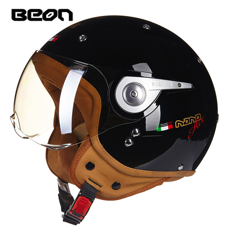 BEON B-110 Motorcycle Helmet b - Vintage Open Face Retro Helmet review and price