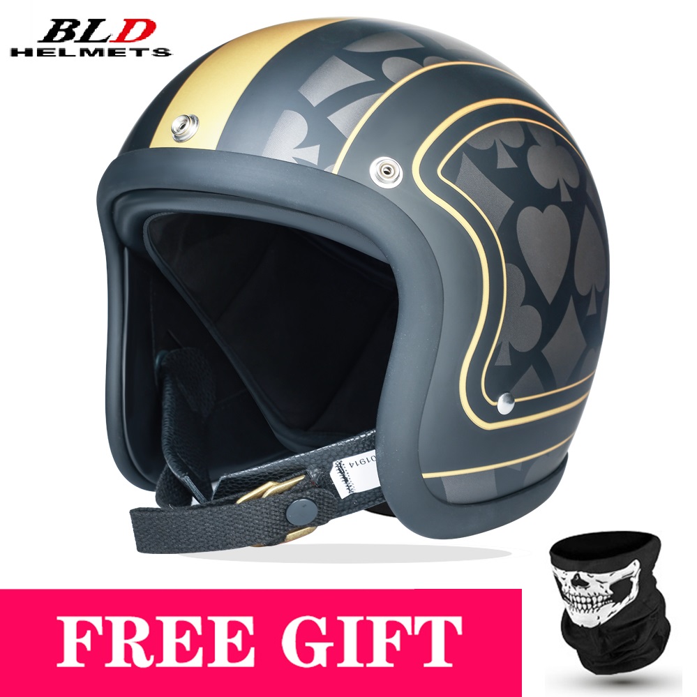 Low Profile Japan Korea Style  - Vintage Open Face Retro Helmet review and price