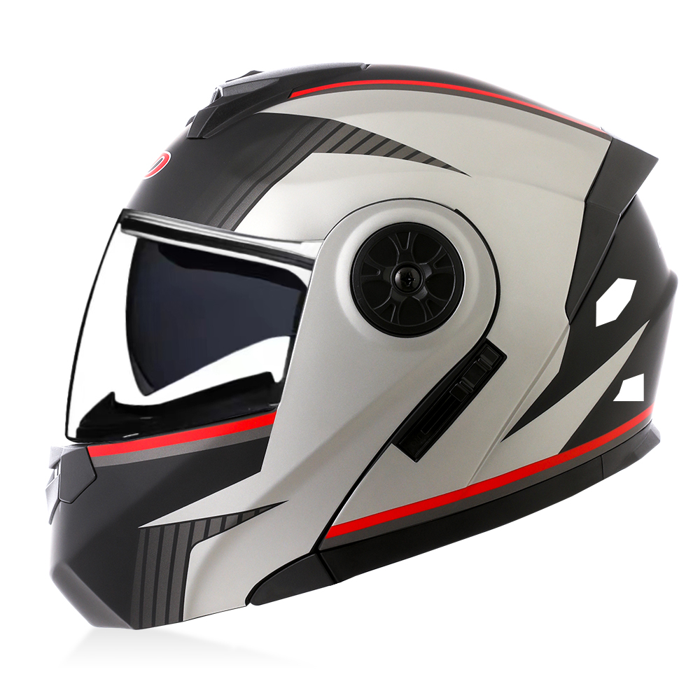 High Quality Modular Flip Up H - Modular Flip Up Motorcycle Helmet Dot Approved review and price