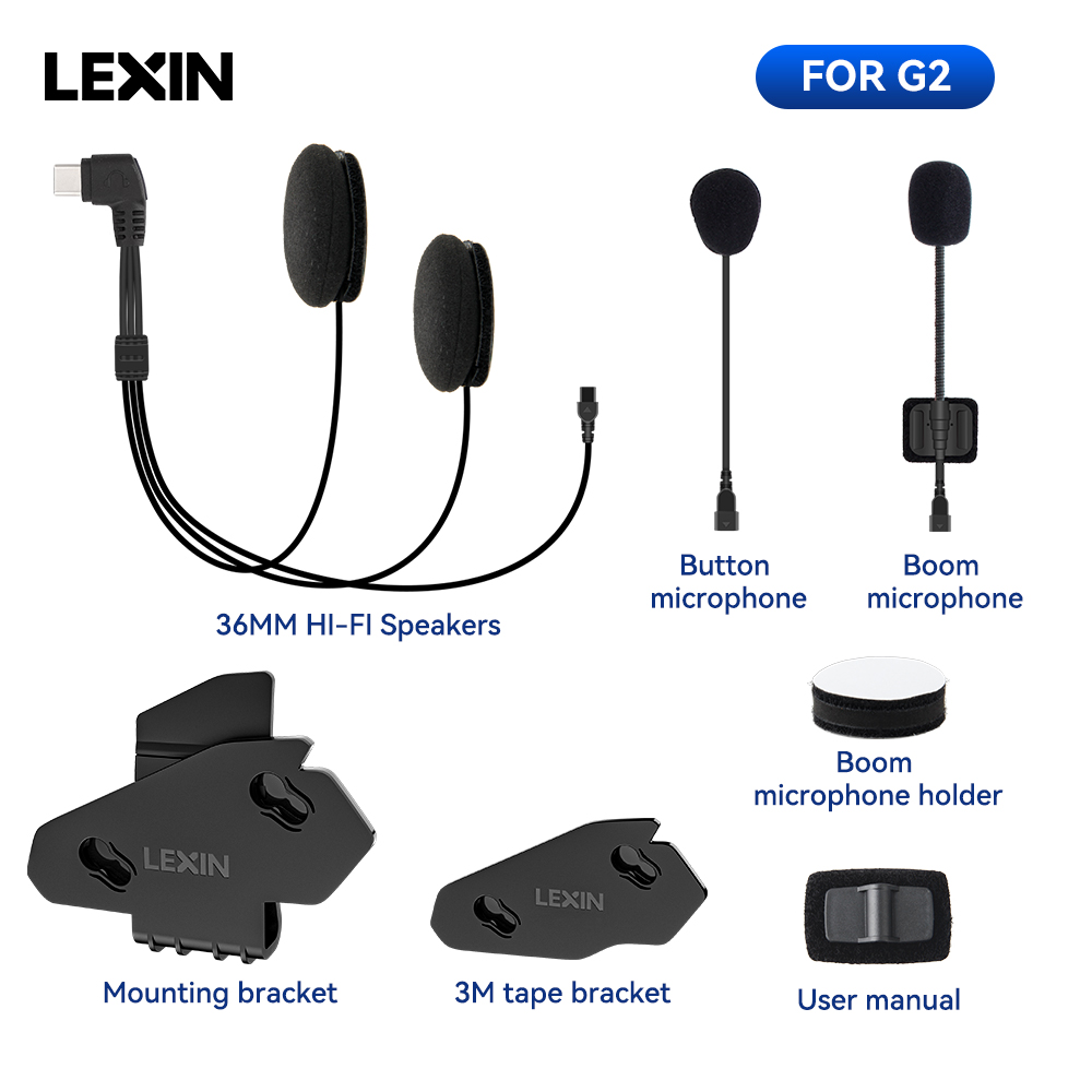 LEXIN-G2 Motorcycle Intercom H - Universal Motorcycle Helmet Intercom Headset review and price