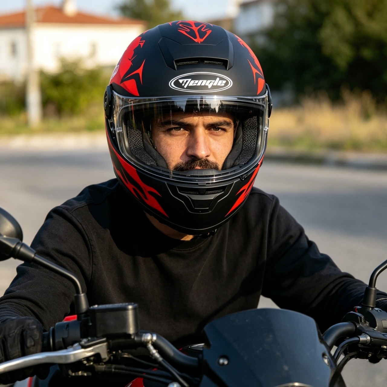Men's Full Face Motorcycle Hel - Dual Visor Motorcycle Racing Helmet review and price