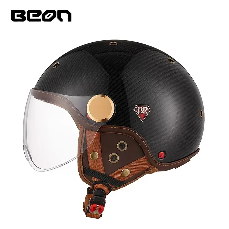 BEON BR13 Retro Open Face Half - Vintage Open Face Retro Helmet review and price