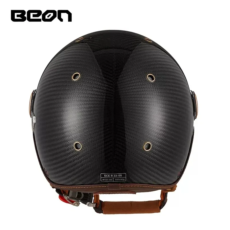 BEON BR13 Retro Open Face Half - Vintage Open Face Retro Helmet review and price