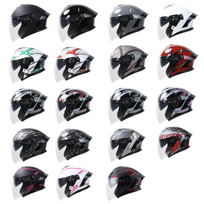 715-Motorcycle Dual Visor Flip - Dual Visor Motorcycle Racing Helmet review and price